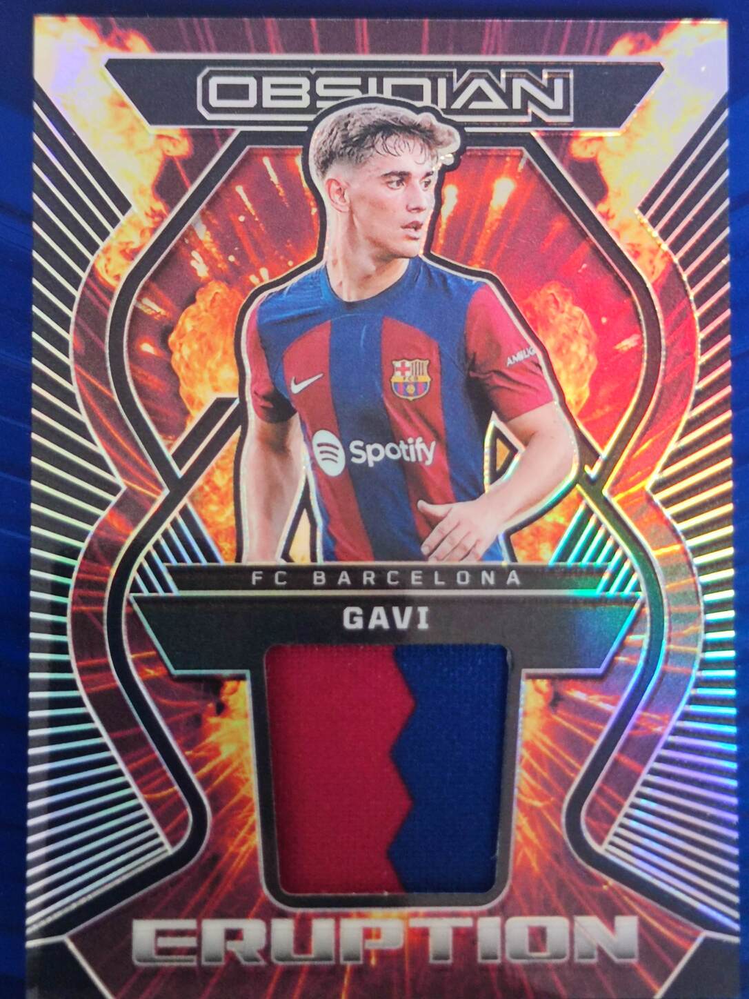 PANINI OBSIDIAN 2023/2024 GAVI PARCHE NºER-G NUMERADO /199