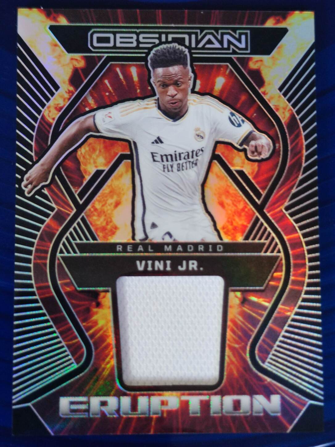 PANINI OBSIDIAN 2023/2024 VINI JR. PARCHE NºER-VJR NUMERADO /199