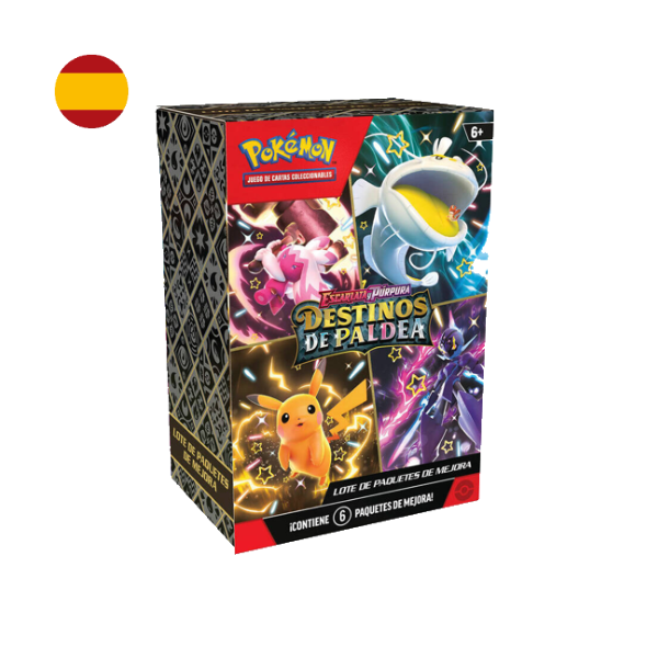 POKEMON TCG BOOSTER BUNDLE DESTINOS DE PALDEA - 6 SOBRES (ESPAÑOL)