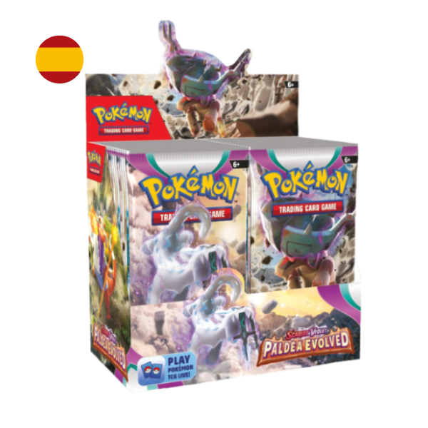 POKEMON TCG BOOSTER BOX EVOLUCIONES DE PALDEA 36 SOBRES (ESPAÑOL)