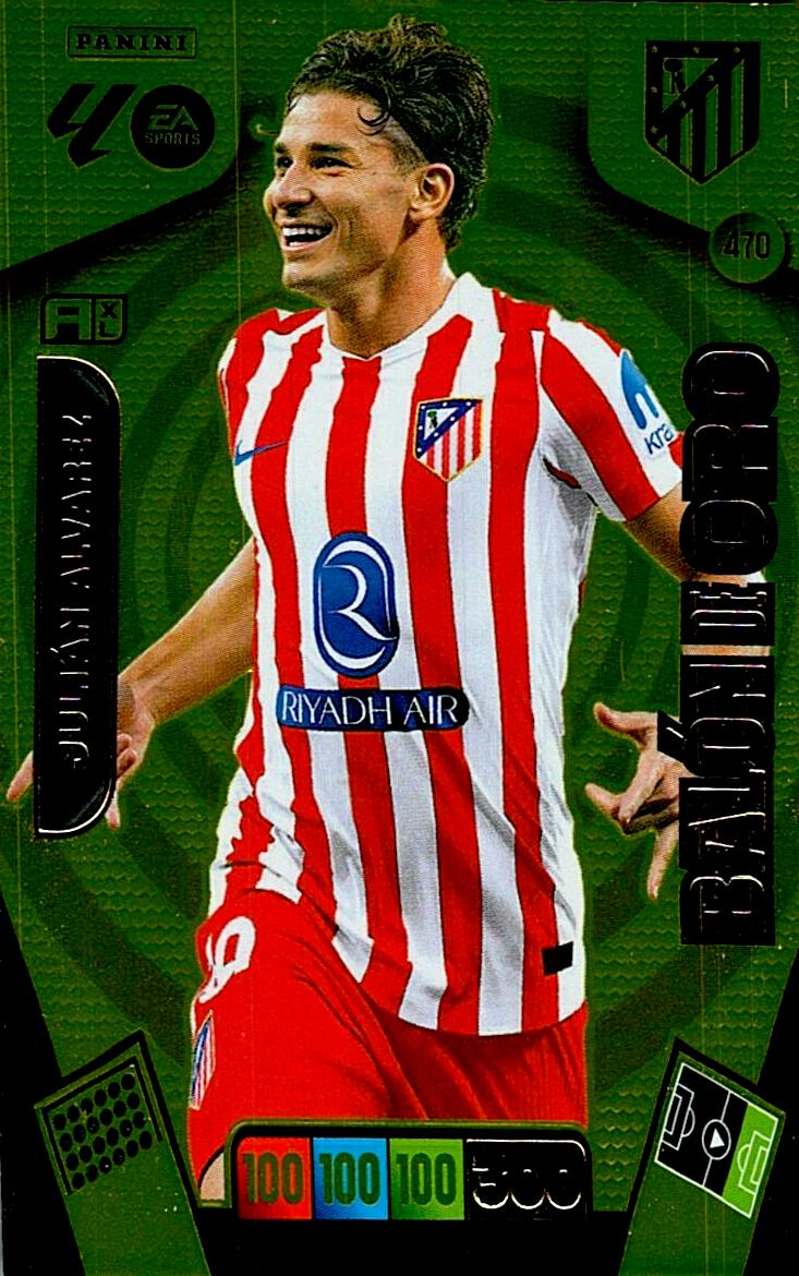 ADRENALYN LA LIGA 2025/2026 JULIAN ALVAREZ BALON DE ORO Nº470