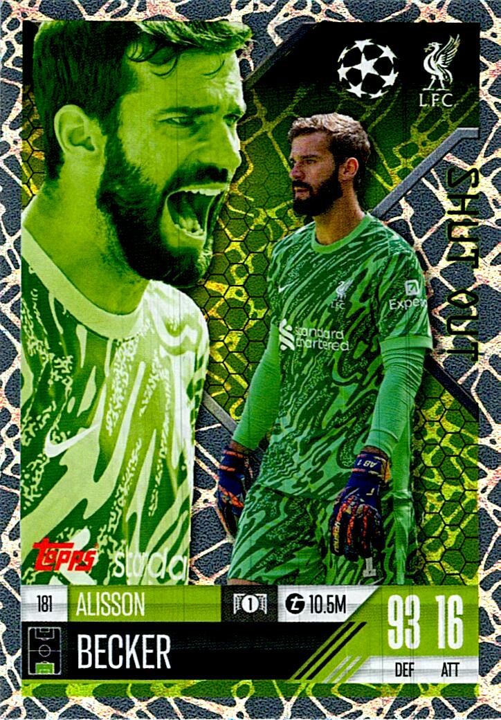 Match Attax Extra 2025 Alisson Becker Shut Out nº181