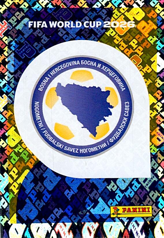STICKERS FIFA WORLD CUP 2026 ESCUDO NºBIH 1
