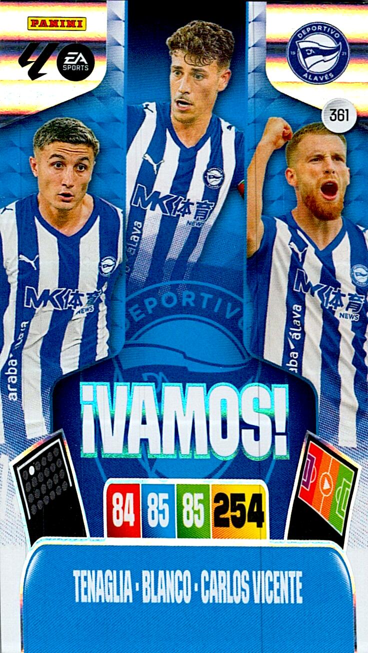 ADRENALYN LA LIGA 2025/2026 D. ALAVES ¡VAMOS! Nº361