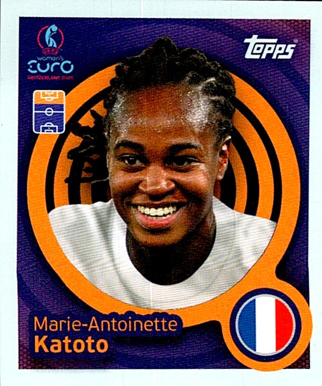 TOPPS WOMEN´S EURO SWITZERLAND 2025 MARIE-ANTOINETTE KATOTO Nº237