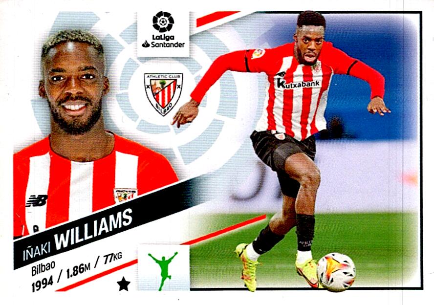 Cromo Liga Este 2022/2023 IÑAKI WILLIAMS ATHLETIC CLUB Nº19