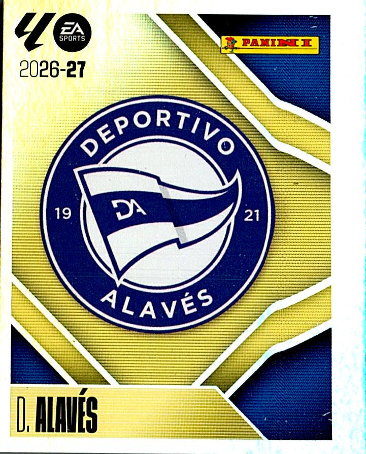 LIGA ESTE 2026/2027 ESCUDO CD ALAVES Nº1