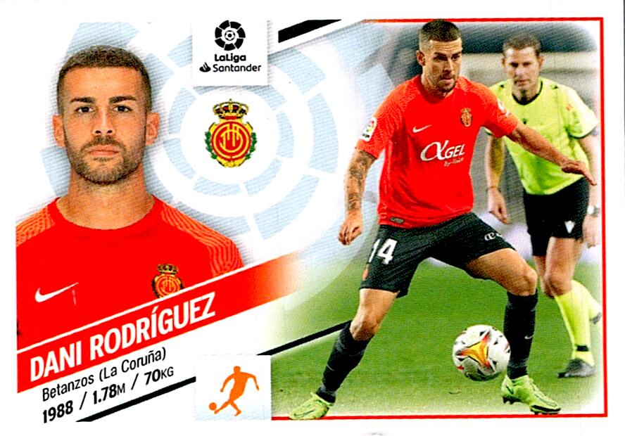 Cromo Liga Este 2022/2023 DANI RODRIGUEZ RCD MALLORCA Nº13
