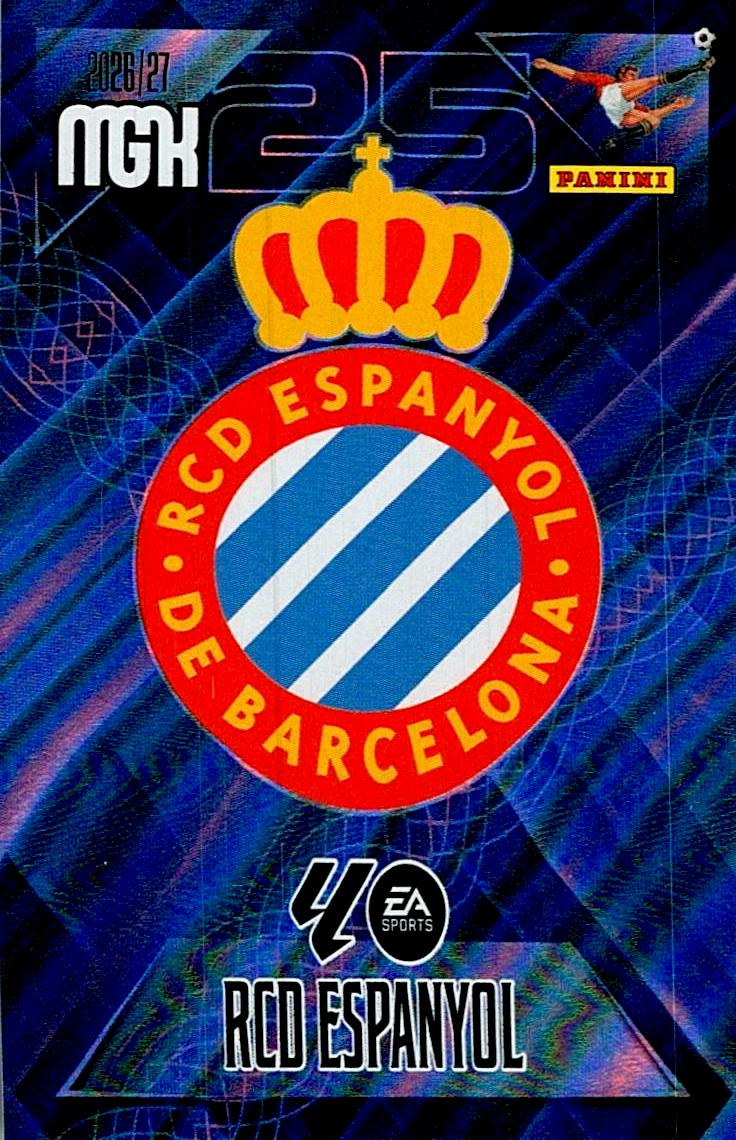 MEGACRACKS 2026/2027 ESCUDO RCD ESPAYOL Nº163