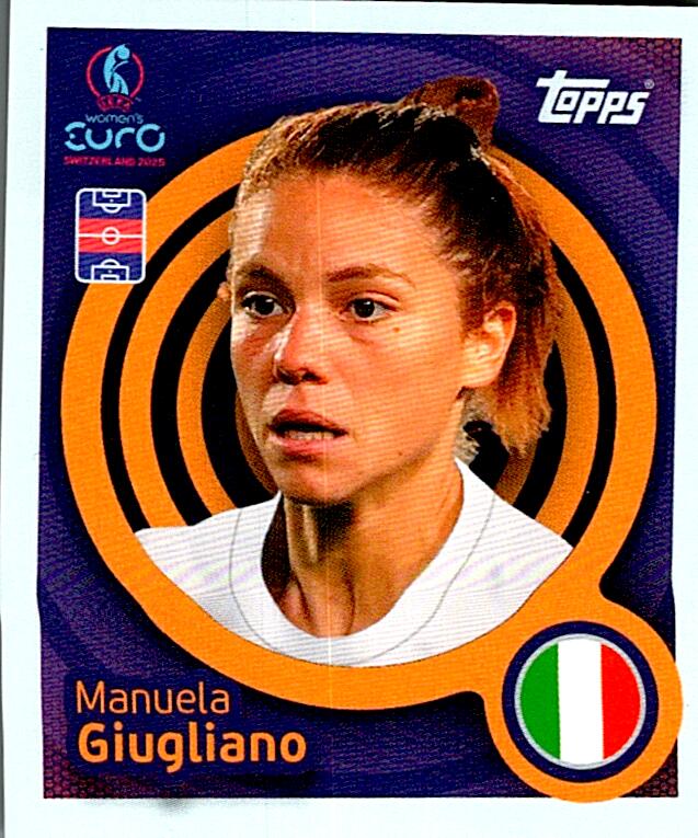 TOPPS WOMEN´S EURO SWITZERLAND 2025 MANUELA GIUGLIANO Nº141