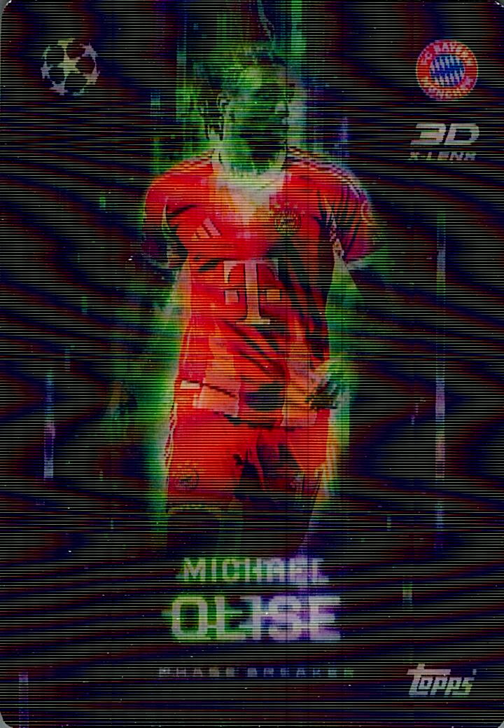 TOPPS MATCH ATTAX EXTRA 2025/26 MICHAEL OLISE 3D X-LENS NºPB-MO