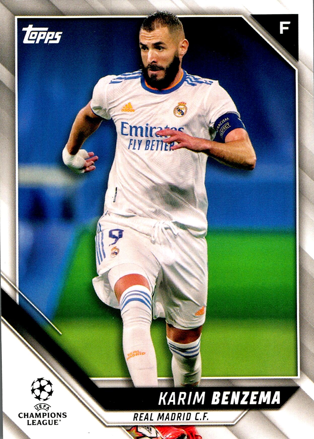 TOPPS UEFA CHAMPIONS LEAGUE 2021/2022 BANZEMA Nº135