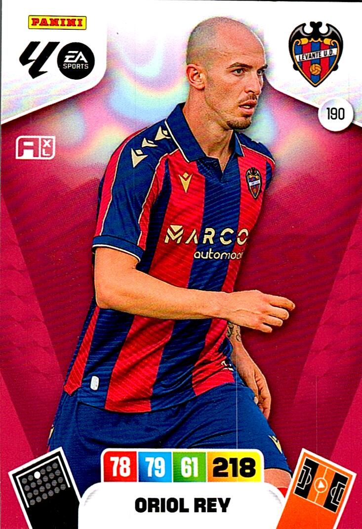ADRENALYN LA LIGA 2025/2026 ORIOL REY LEVANTE UD Nº190