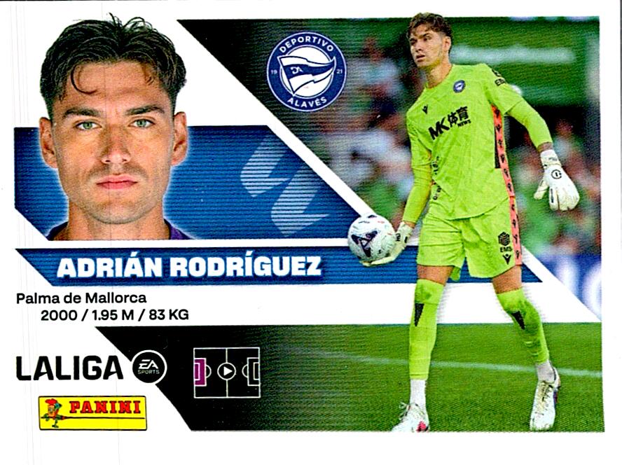 LIGA ESTE 2026/2027 ADRIAN RODRIGUEZ CD ALAVES Nº4 TERCERA EDICION