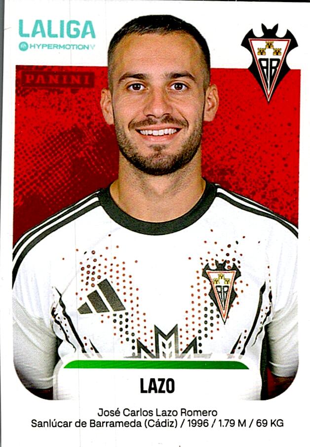 LALIGA HYPERMOTION 2025-26 LAZO ALBACETE Nº18B