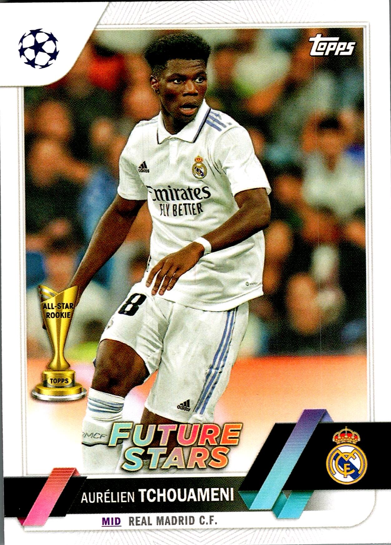 TOPPS UEFA CHAMPIONS LEAGUE 2022/2023 TCHOUAMENI Nº124 FUTURE STARS