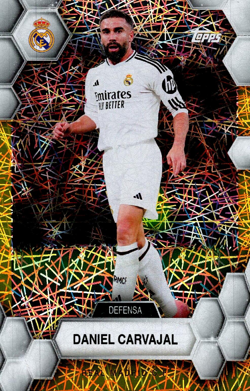 FAN SET REAL MADRID 2024/25 DANIEL CARVAJAL ELECTRIC PARALLEL Nº3