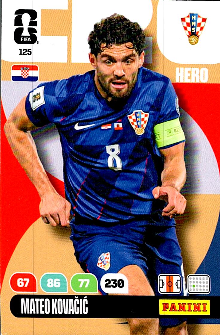 ADRENALYN WORLD CUP 2026 MATEO KOVACIC CROATIA Nº125