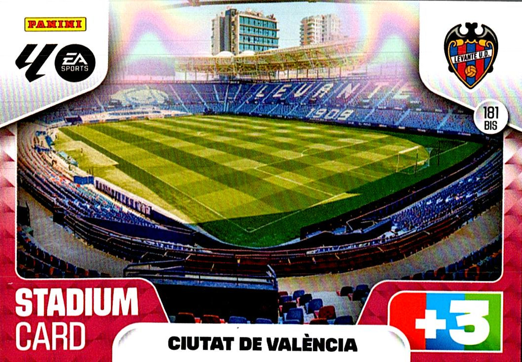 ADRENALYN LA LIGA 2025/2026 CIUTAT DE VALENCIA LEVANTE UD Nº181 BIS