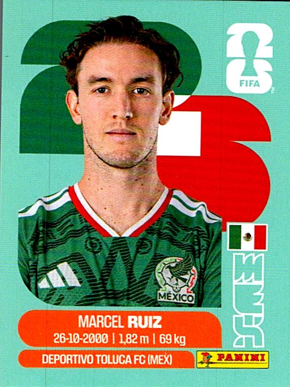 STICKERS FIFA WORLD CUP 2026 ALINEACION NºMEX 13