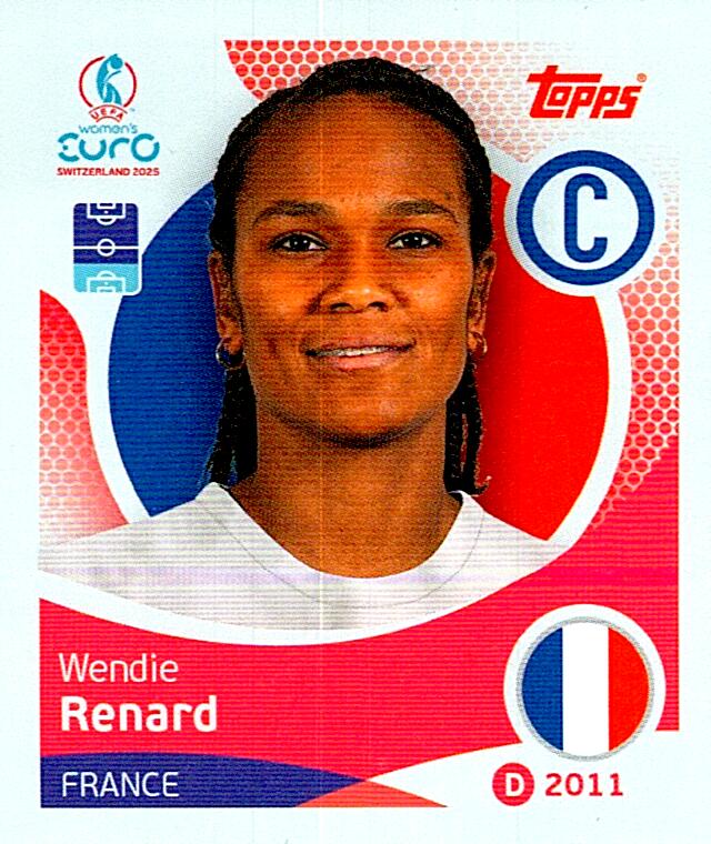 TOPPS WOMEN´S EURO SWITZERLAND 2025 WENDIE RENARD Nº238