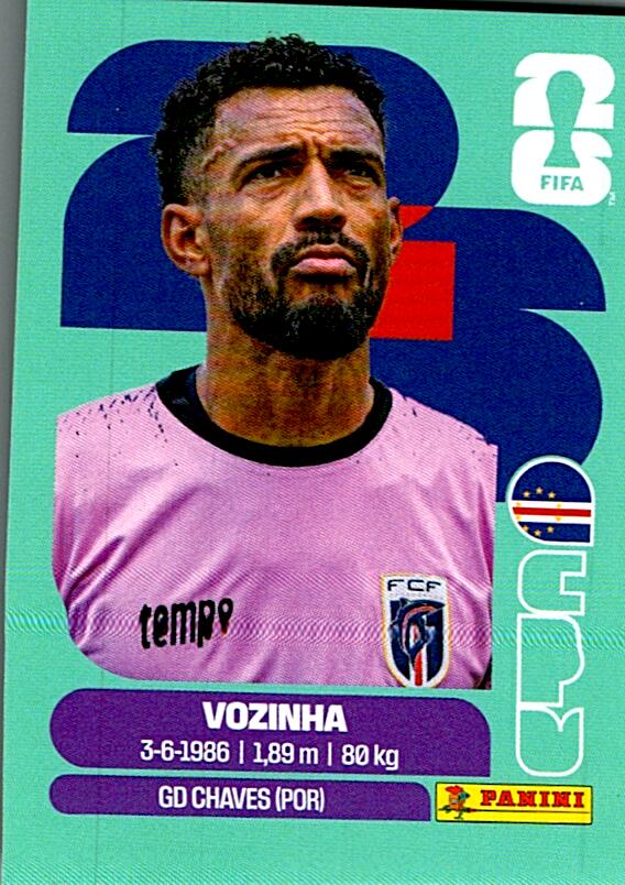 STICKERS FIFA WORLD CUP 2026 VOZINHA NºCPV 2