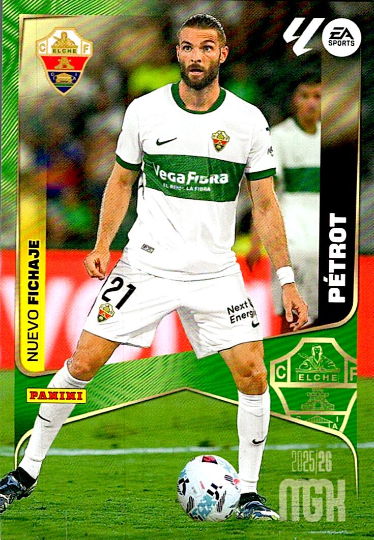 MEGACRACKS 2025/2026 PETROT ULTIMO FICHAJE Nº478 TERCERA EDICION