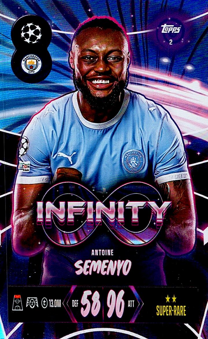 MATCH ATTAX CHAMPIONS LEAGUE 2026/2027 ANTOINE SEMENYO INFINITY Nº2