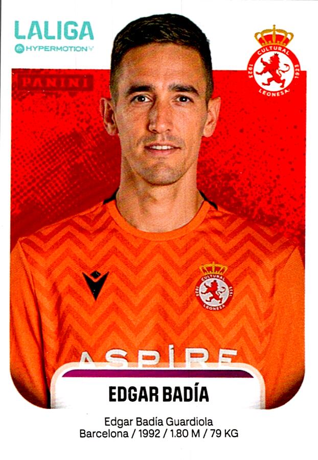LALIGA HYPERMOTION 2025-26 EDGAR BADIA CULTURAL LEONESA Nº156