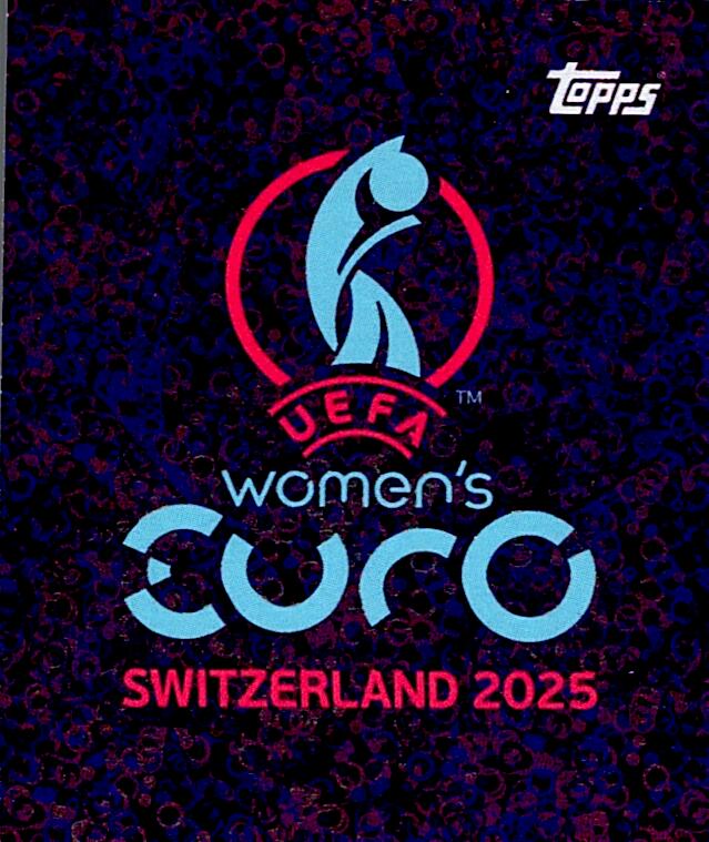 TOPPS WOMEN´S EURO SWITZERLAND 2025 LOGO Nº2