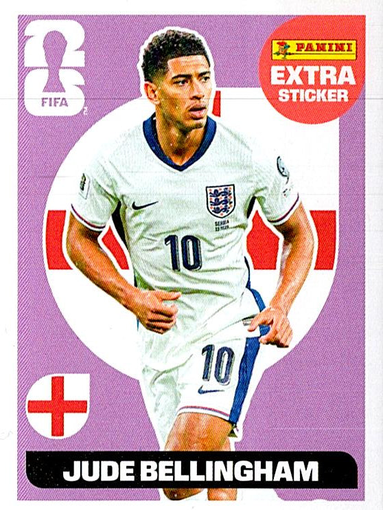 STICKERS FIFA WORLD CUP 2026 JUDE BELLINGHAM EXTRA STICKER