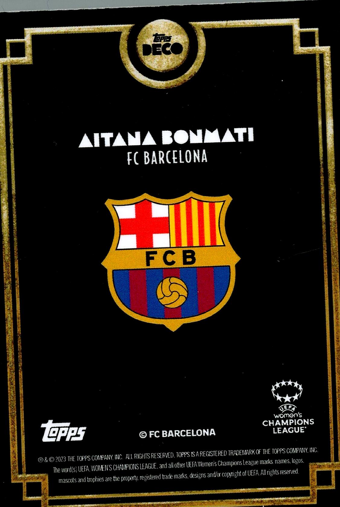 TOPPS DECO UCL 2022/2023 AITANA BONMATI