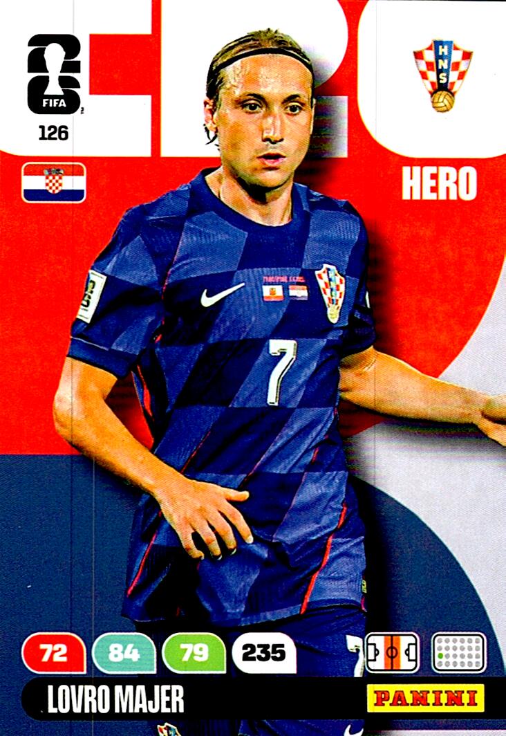 ADRENALYN WORLD CUP 2026 LOVRO MAJER CROATIA Nº126