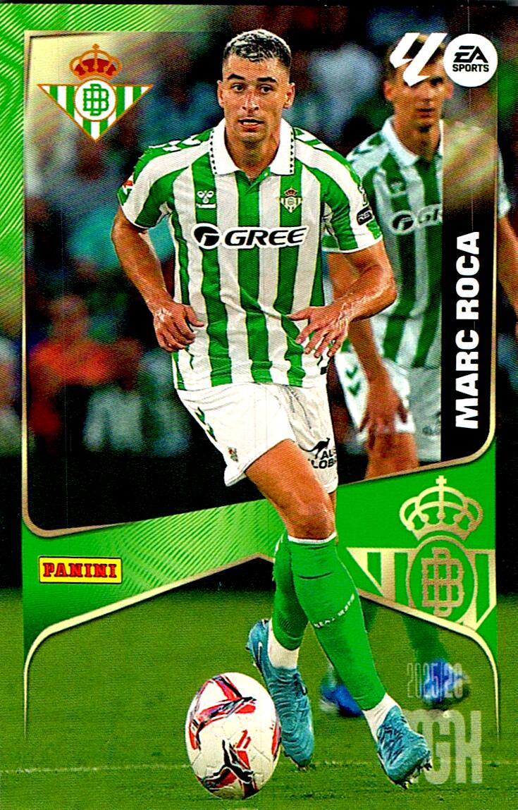 MEGACRACKS 2025/2026 REAL BETIS MARC ROCA Nº99