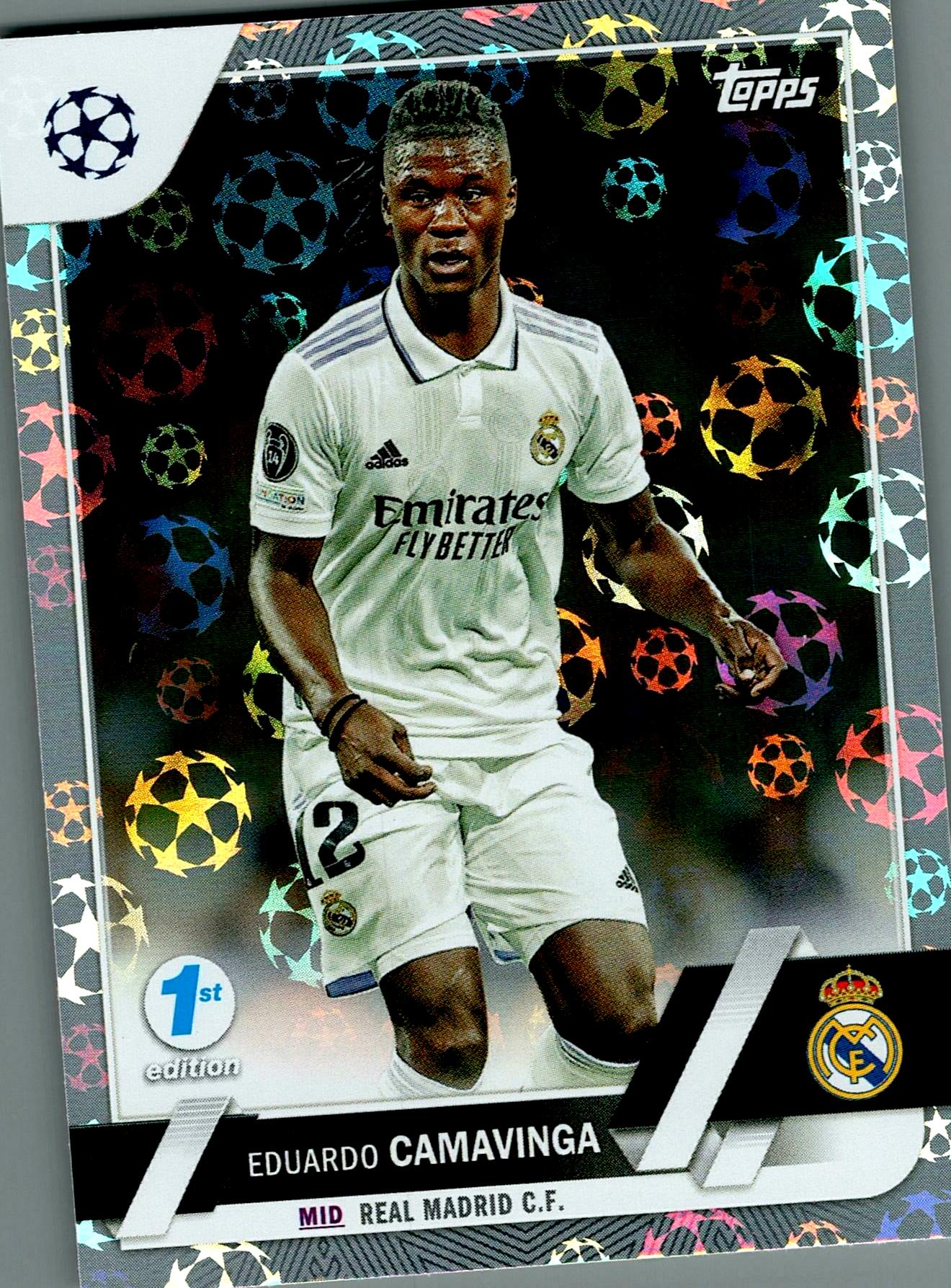 TOPPS UEFA CHAMPIONS LEAGUE 2022/2023 CAMAVINGA STARBALL Nº12 1ST EDITION