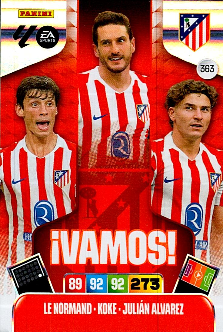 ADRENALYN LA LIGA 2025/2026 ATLETICO DE MADRID ¡VAMOS! Nº363
