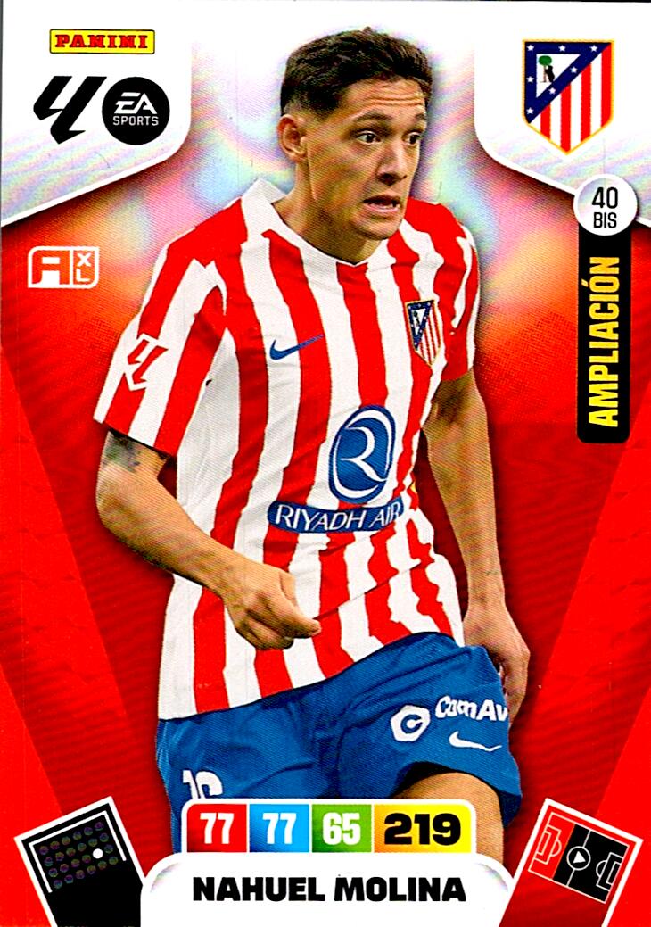 ADRENALYN LA LIGA 2025/2026 NAHUEL MOLINA AMPLIACION Nº40 BIS