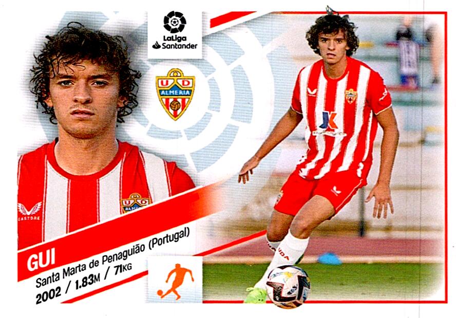 Cromo Liga Este 2022/2023 GUI ULTIMO FICHAJE Nº5 SEGUNDA EDICION