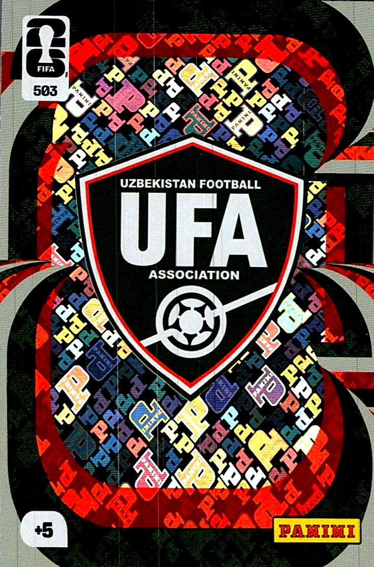 ADRENALYN WORLD CUP 2026 ESCUDO UZBEKISTAN Nº503