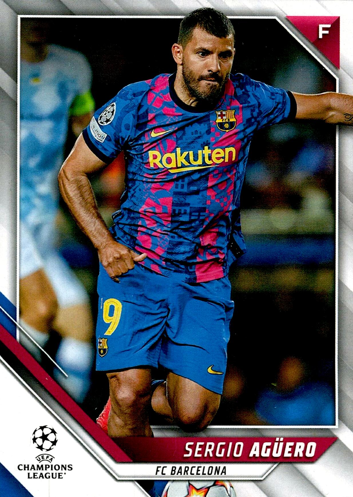 TOPPS UEFA CHAMPIONS LEAGUE 2021/2022 SERGIO AGÜERO Nº26