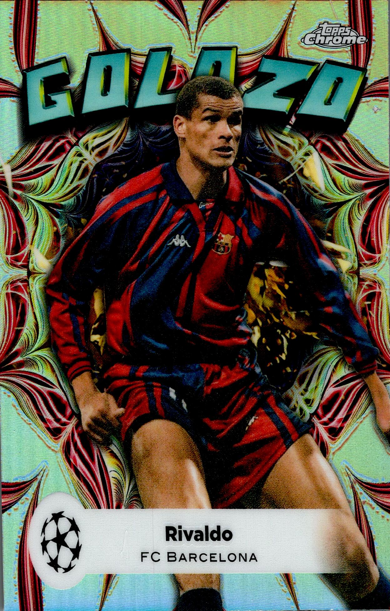 TOPPS CHROME UCL 2023/2024 RIVALDO GOLAZO NºGL-7