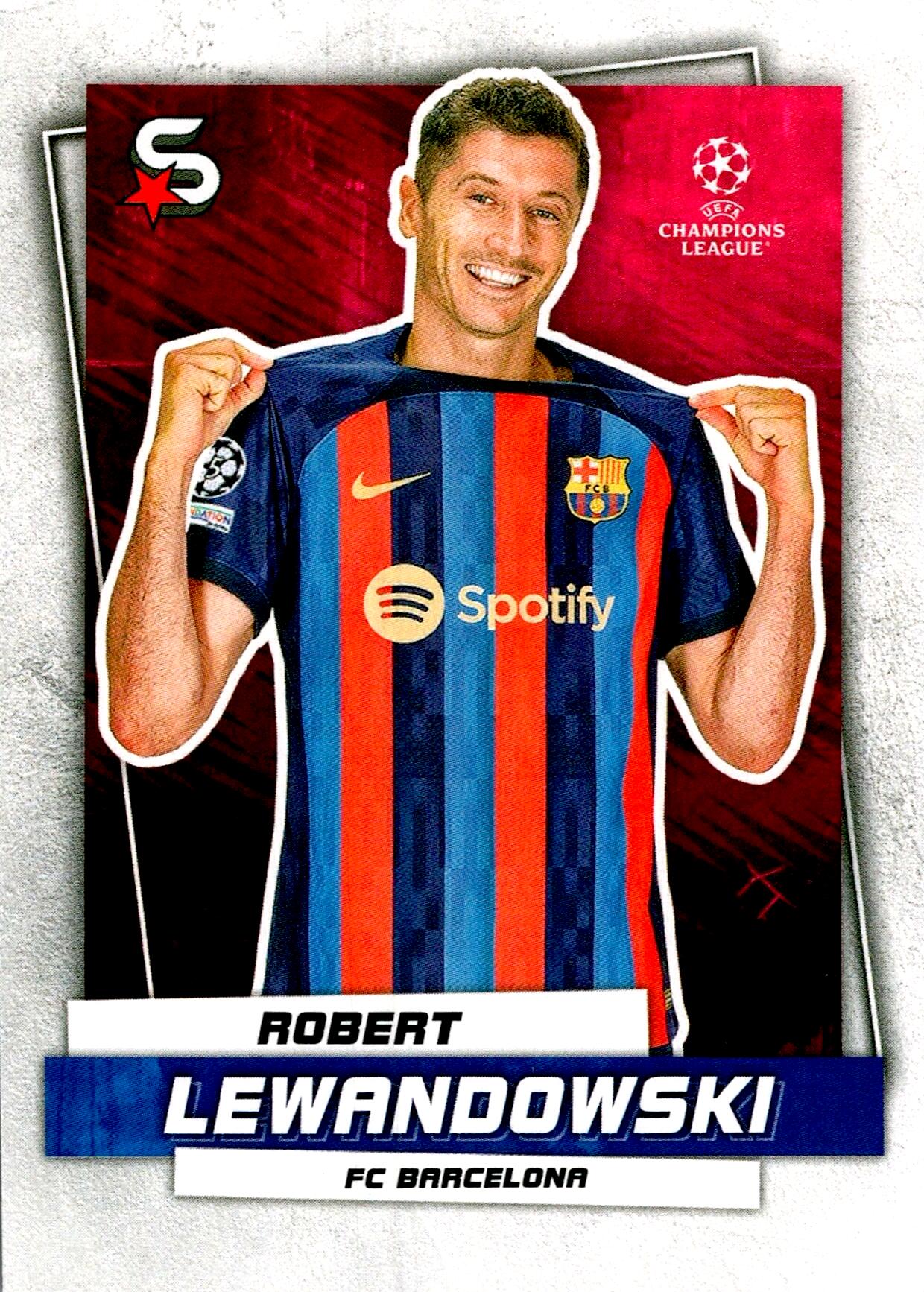 TOPPS SUPER STARS 2022/2023 LEWANDOWSKI Nº56