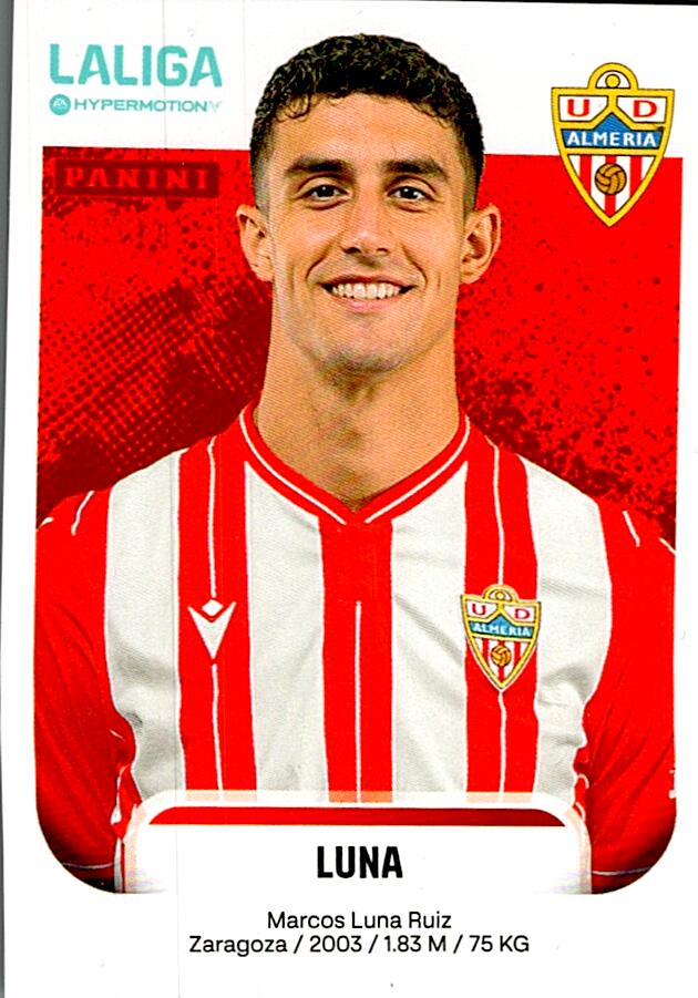 LALIGA HYPERMOTION 2025-26 LUNA ALMERIA Nº25B