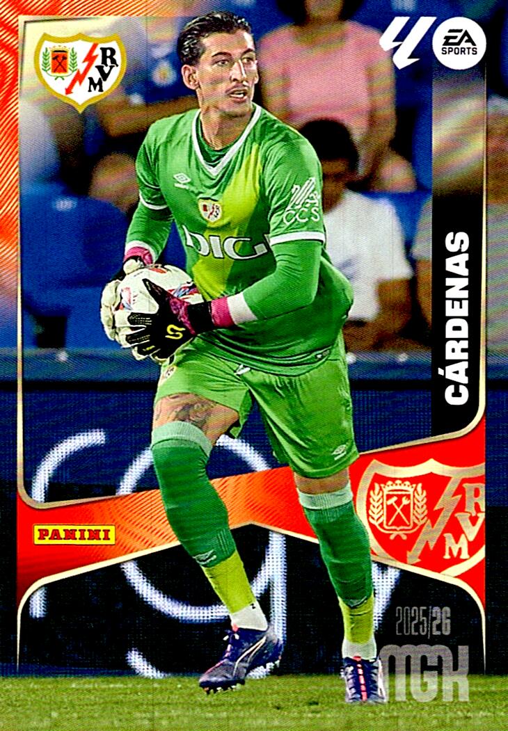 MEGACRACKS 2025/2026 CARDENAS RAYO VALLECANO Nº291