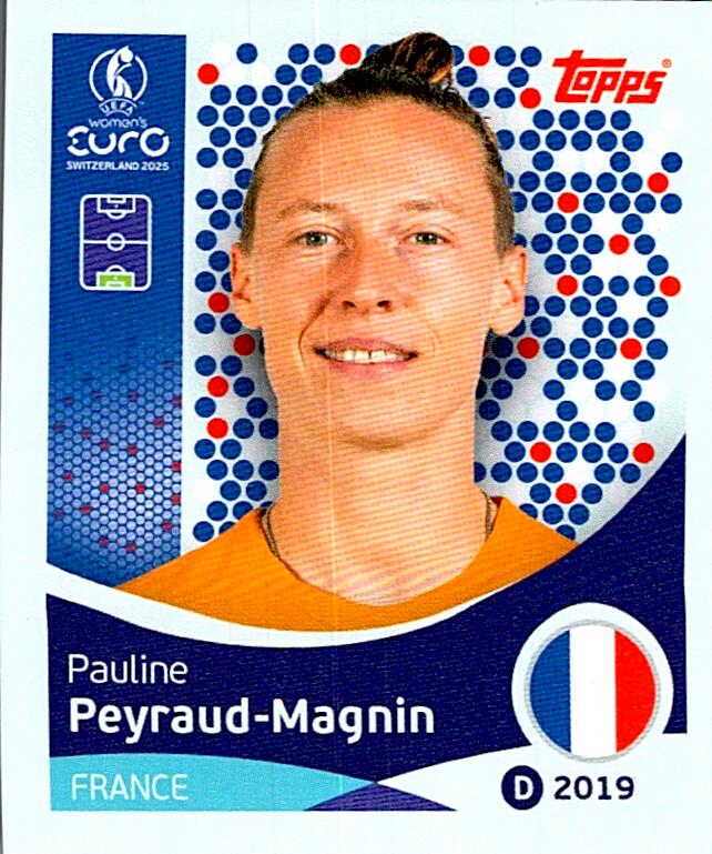 TOPPS WOMEN´S EURO SWITZERLAND 2025 PAULINE PEYRAUD-MAGNIN Nº239