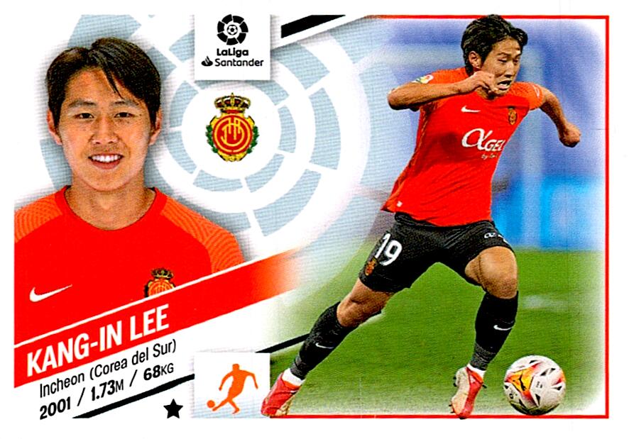 Cromo Liga Este 2022/2023 KANG-IN LEE RCD MALLORCA Nº16