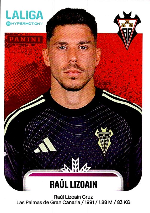 LALIGA HYPERMOTION 2025-26 RAUL LIZOAIN ALBACETE Nº4