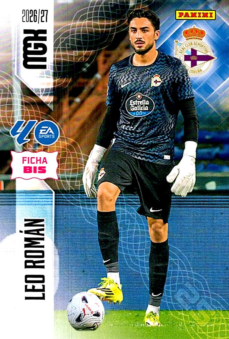 MEGACRACKS 2026/2027 LEO ROMAN FICHA BIS Nº129 BIS SEGUNDA EDICION
