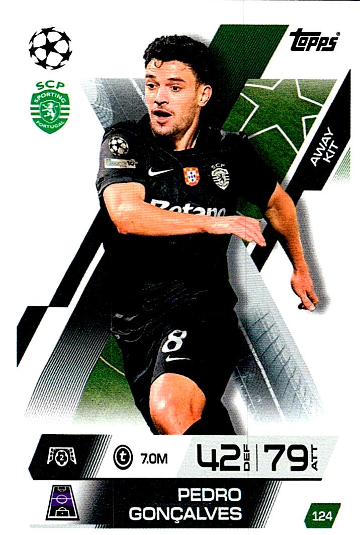 TOPPS MATCH ATTAX EXTRA 2025/26 PEDRO GONCALVES Nº124
