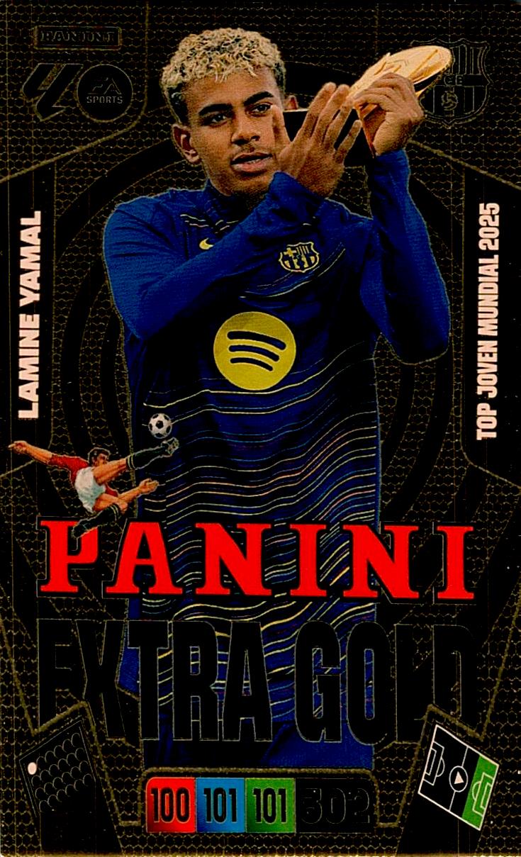 ADRENALYN LA LIGA 2025/2026 LAMINE YAMAL PANINI EXTRA GOLD